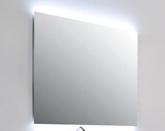Spiegel + verlichting boven&onder 800x900mm ( Sanibell )